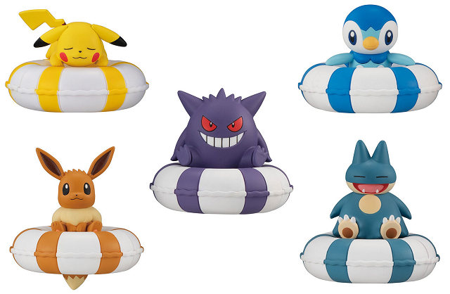 ポケットモンスター プカプカ浮き輪コレクション2 全5種セット コンプ コンプリートセット画像