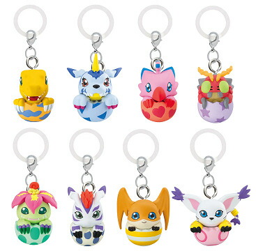 デジモンアドベンチャー めじるしアクセサリー 全8種セット コンプ コンプリートセット画像