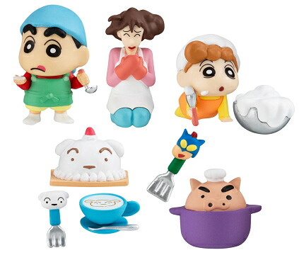クレヨンしんちゃん お料理マスコット 全5種セット コンプ コンプリートセット画像