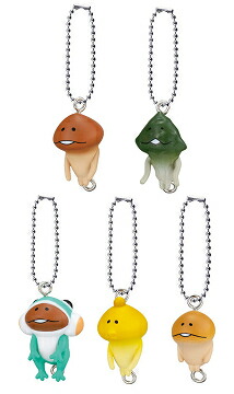 なめこストラップ 45個セット おさわり探偵なめこ栽培キット なめこ(茸チップス)ストラップ