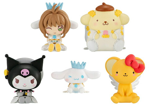 カードキャプターさくら×サンリオキャラクターズ スペシャルコラボマスコット2 全5種セット コンプ コンプリートセット画像
