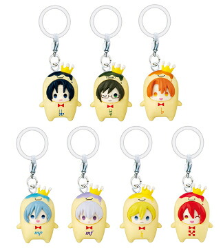 アイドリッシュセブン めじるしアクセサリー 王様プリンと一緒 vol.1 全7種セット コンプ コンプリートセット画像