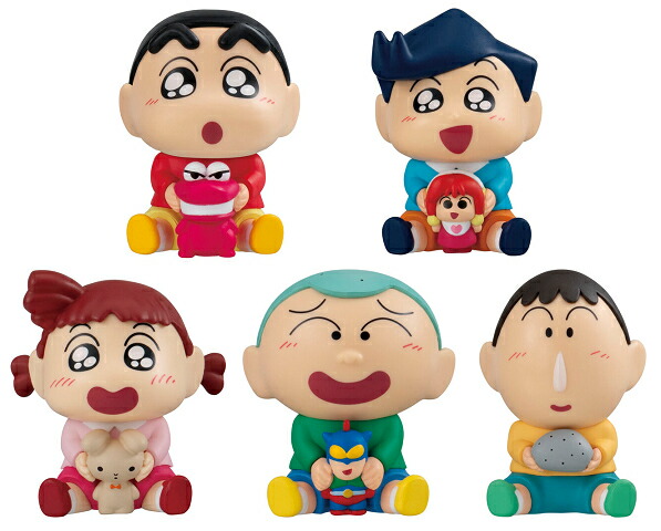 楽天市場】クレヨンしんちゃん BIGカプキャラ 全4種セット 楽天市場】クレヨンしんちゃん BIGカプキャラ 全4種セット