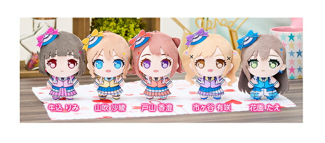 ぷちっしゅ！ Poppin\u0027Party 全5種書き割り