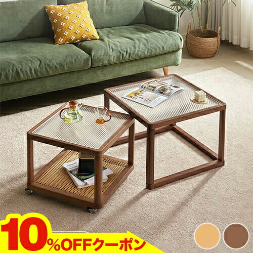 N3316 ラタン　座卓　センターテーブル　ガラス天板 センターテーブル ラタン 幅100cm ガラス天板 完成品 Breeze （ ラタン