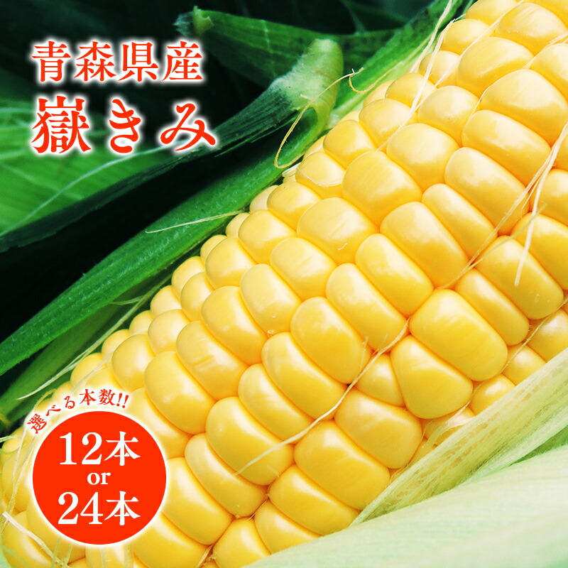 青森県産 嶽きみ 12本 24本 青森県が誇るプレミアム とうもろこし 産地直送 まるで果物のような甘さ トウモロコシ コーン 御中元 お中元 ギフト のし のし対応 野菜 だけきみ ダケキミ 青森県