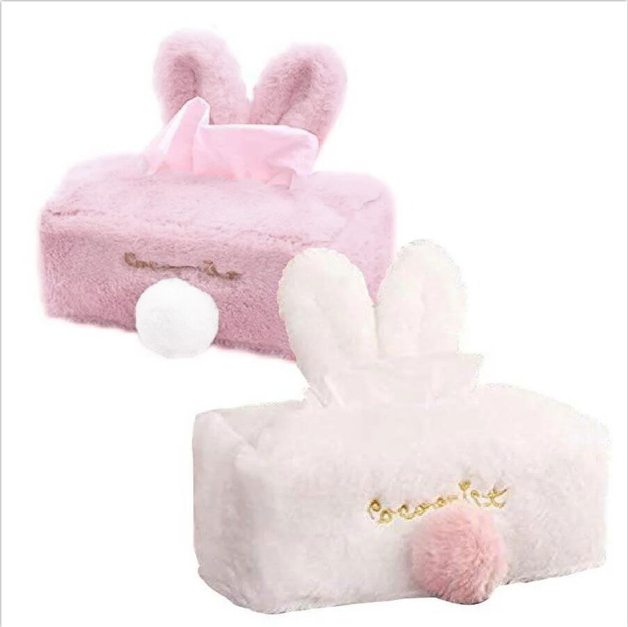 汎用うさぎ ティッシュケース ピンク 汎用うさぎ ぬいぐるみ ティッシュケース 顔型 - メルカリ