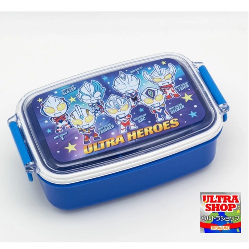 《10％OFF》日本製（銀河 ランチボックス お弁当箱 PL-1R）ULTRAHEROES（抗菌 Ag+）500ml ウルトラヒーローズ 仕切り付き ランチケース おべんとうばこ お弁当ばこ画像