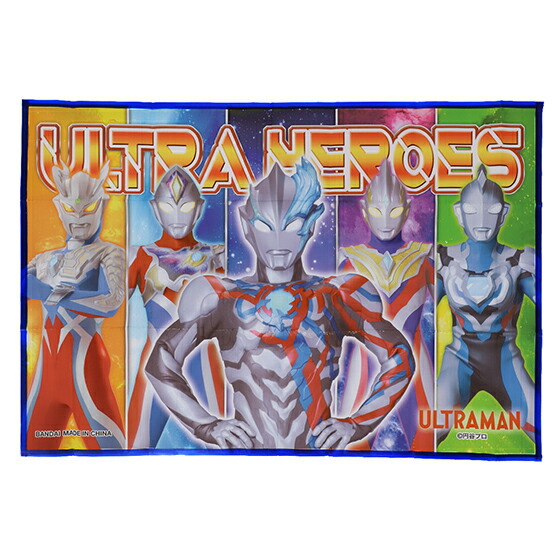 ！お買い得！（ウルトラマンブレーザー）お一人様 レジャーシート 90×60cm（1人用 Sサイズ）ウルトラヒーローズ　ピクニック画像