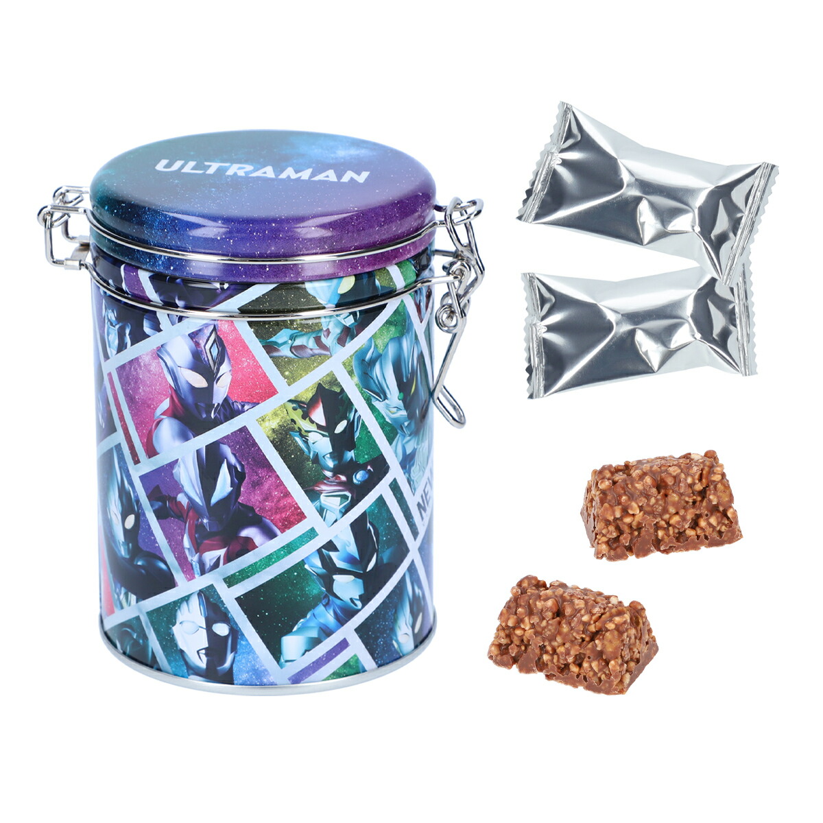 （ウルトラマン キャニスター缶） ウルトラマン チョコレート 缶入り キャニスターカン（ウルトラマン ウルトラヒーロー）画像