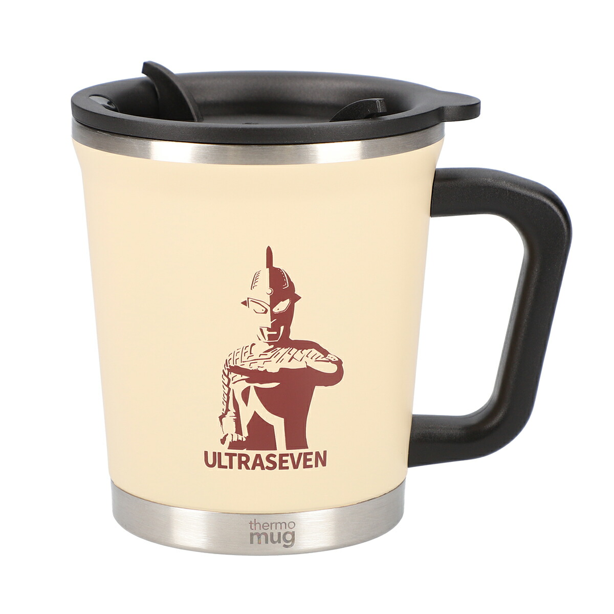 《真空2重構造 保温・保冷機能》サーモマグカップ【ウルトラセブン IVORY （7282】 300ml （ウルトラマンショップ限定）画像