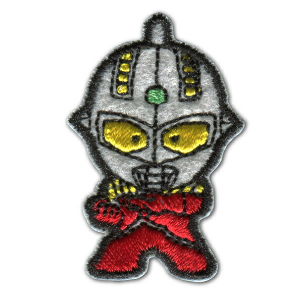 10%OFF メール便選択OK（ウルトラセブン（PU-43）シール＆アイロン アップリケ ワッペン ウルトラマン ウルトラ怪獣 ウルトラヒーローズ NB画像