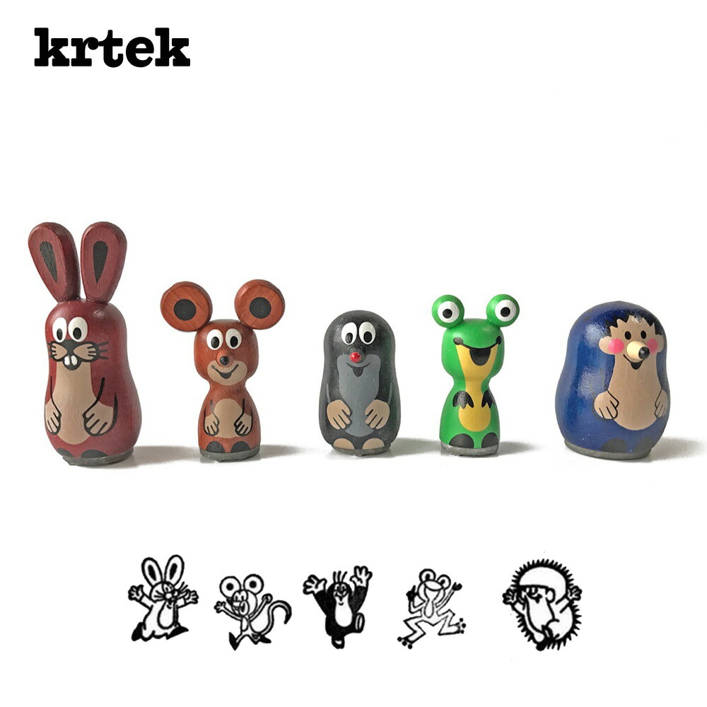 楽天市場 Animal In A Forest マトリョーシカ森のなかま 手作り ハンドメイド民芸品木製くま きつね Irodori