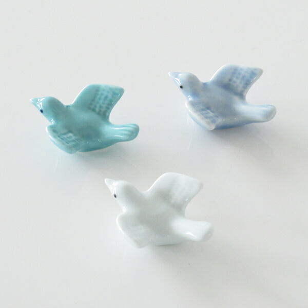 楽天市場 京千 バード 箸置き 波佐見焼 ライラック 白 トルコグリーン はしおき 箸置 カトラリーレスト 食器 和食器 鳥 小鳥 日本製 北欧 陶器 おしゃれ 可愛い Irodori