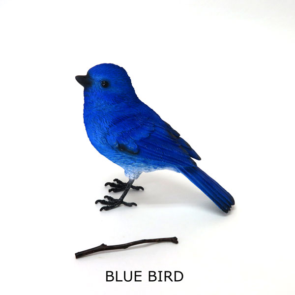 楽天市場 Birdie Billバーディ ビル リアルな鳥のオブジェ Blue Birdブルーバード鳥 マグネットメッセージバード リアルアニマルズ Irodori