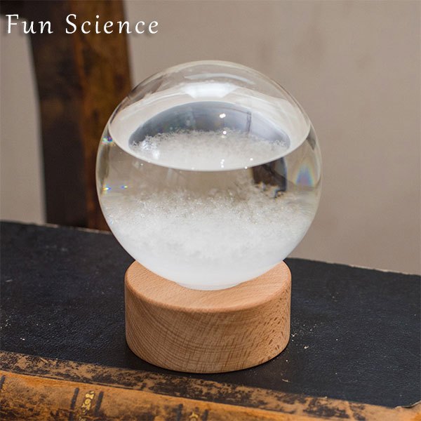 楽天市場 Fun Science ストームグラス ドーム 気象計 気象予報計天気管 天候予測器結晶 オブジェ Irodori