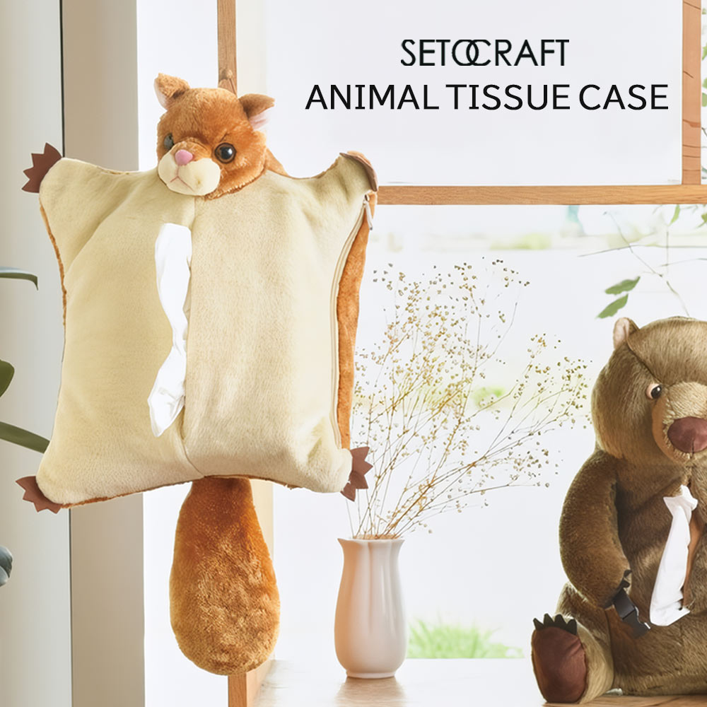 楽天市場】ラッコズ ぬいぐるみ ティッシュカバー ティッシュ