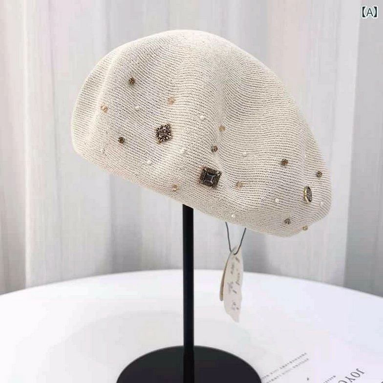 2024 かぶり笠 ペンキ屋 流行り物 ある 通気性の 軽さで 春夏 レディース 帽 ベレー 和紙 レディース 今めかしいな