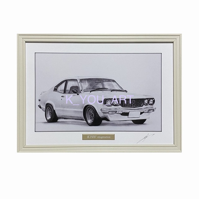 クラシックカー 油彩画 サインあり 楽天市場】ニッサン 日産 210サニー 2ドアセダン 鉛筆画 名車 旧