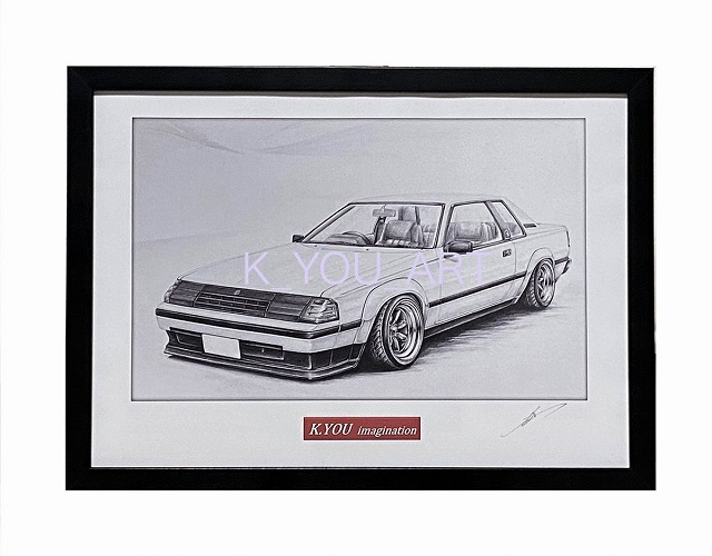楽天市場】TOYOTA トヨタ セリカ XX A60後期 鉛筆画 イラスト