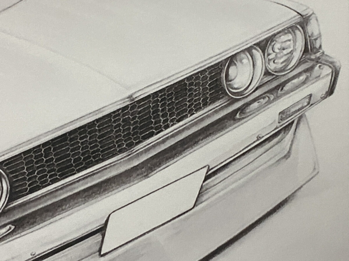 市場 三菱 旧車 ギャラン イラスト サイズ 絵 Gsrカスタム 絵画 名車 ノスタルジックカー シグマ 230ｍｍx318ｍｍ 鉛筆画 デッサン