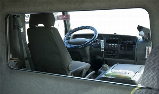 いすゞ ファイブスターギガ スーパーミラー ベッド窓 （ リア窓） 鏡面
