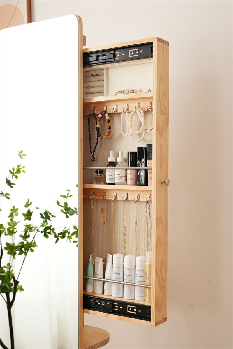 20%OFF☆24H限定】全身鏡 収納 姿見 ハンガーラック ミラー 姿見