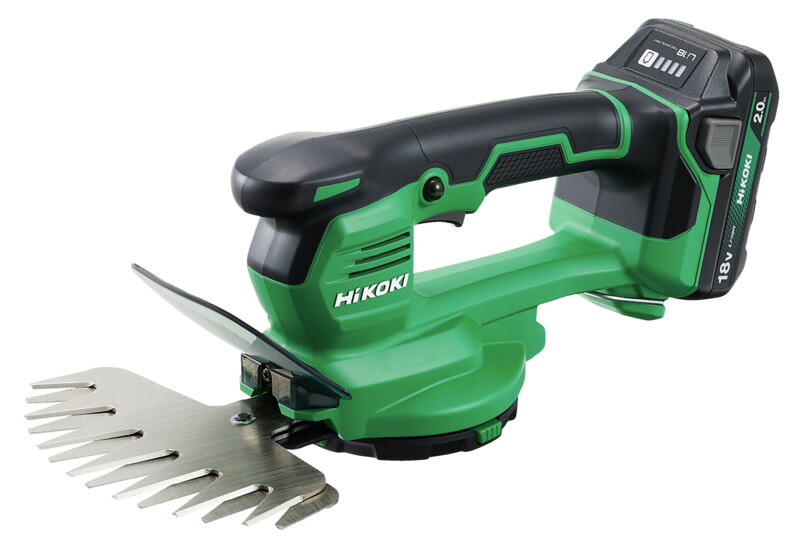 [メーカーセット品] Hikoki｜ハイコーキ 18V芝生バリカン　CG1817DA(BG)　本体+BSL1820M 電池1台+UC18YKSL充電器１台付