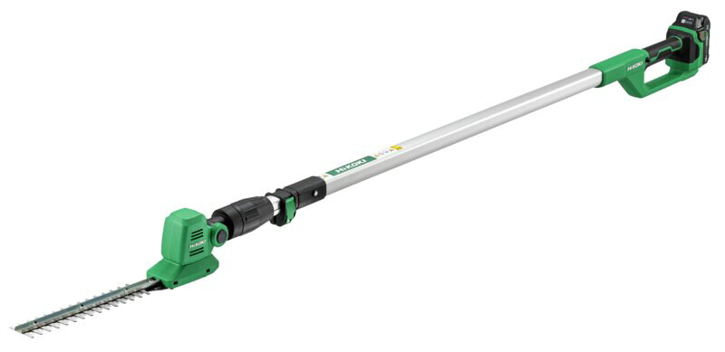 [メーカーセット品] Hikoki｜ハイコーキ 18Vポールヘッジトリマ　CHP1825DA(BG)　本体+BSL1820M 電池1台+UC18YKSL充電器１台付　(全長1,890mmから2,480mmまで伸縮)｜MisakaZoo　店