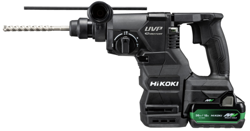 [色つや｜集じんなし手合い｜2.5Ah独居室フルセット品] HiKoki｜ハイコーキ 36V 申し受ける式ロータリハンマドリル DH3628DA フルセット品 生産物吊りひも57803211