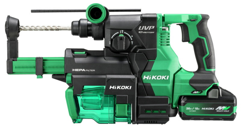 [緑｜集じんありタイプ｜4.0Ah電池フルセット品] HiKoki｜ハイコーキ 36V 充電式ロータリハンマドリル　DH3628DB(2WPZ)　フルセット品　製品コード57803221 55,800円