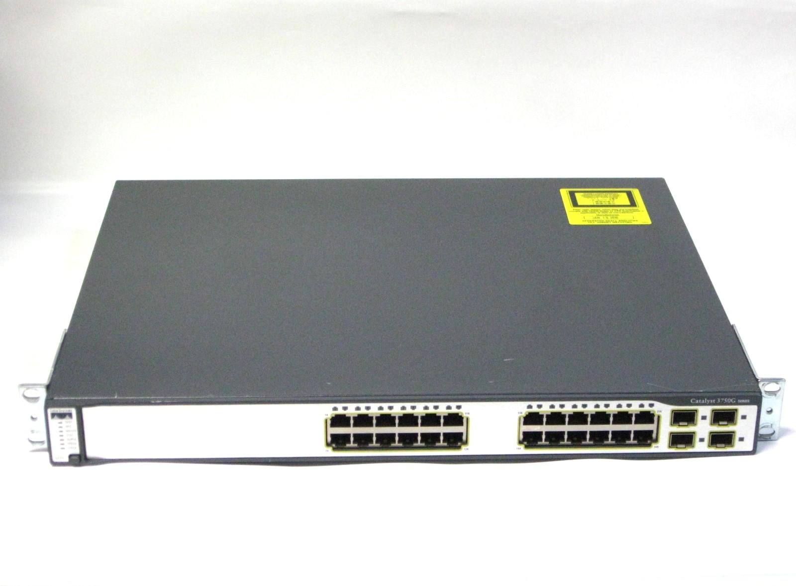 【中古】▽Cisco Catalyst WS-C3750G-24TS-S1U V03 15.0(1)SE 28界面 ギガビットスイッチ 中古 1000base-T SFP