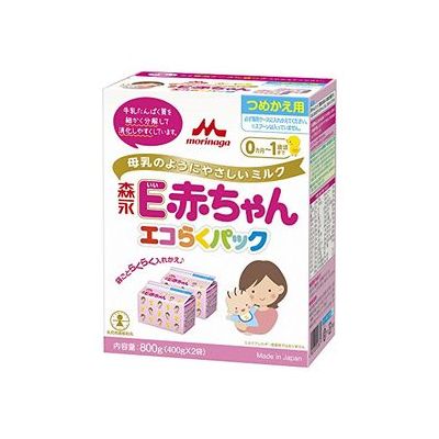 森永乳業 - 森永 E赤ちゃん エコらくパック 詰め替え用 6箱の