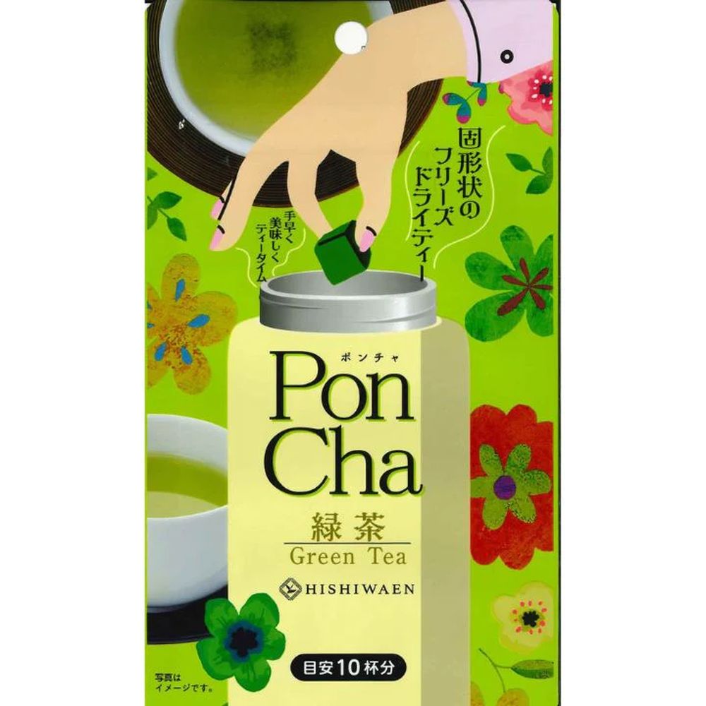 PonCha 10粒 36個セット 抹茶 緑茶 ルイボスティー フリーズドライ|ビタミンガーデン
