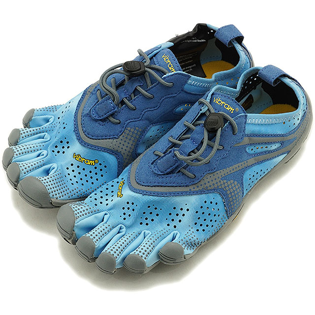ビブラムファイブフィンガーズ Vibram FiveFingers 5本指シューズ ランニング ウォーキング用 V-RUN W [20W7003] レディース スニーカー BLUE/BLUE ブルー系 正規取扱店｜mischief シューズ＆アパレル