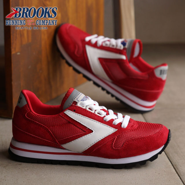 red brooks shoes
