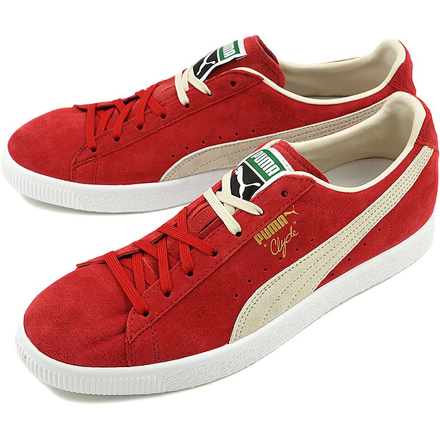 puma clyde white red - 51% OFF 
