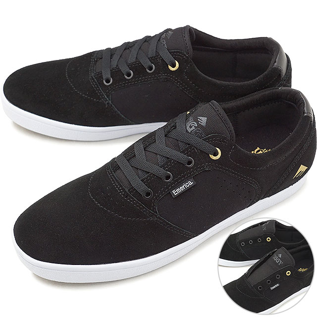 楽天市場 Emerica エメリカ Romero Laced 552 ロメロ レースド Black Black White メンズ レディース スニーカー スケシュー スケートシューズ すみなかシューズストア楽天市場店