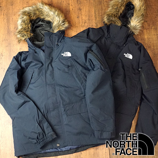 black north face jacket with fur hood