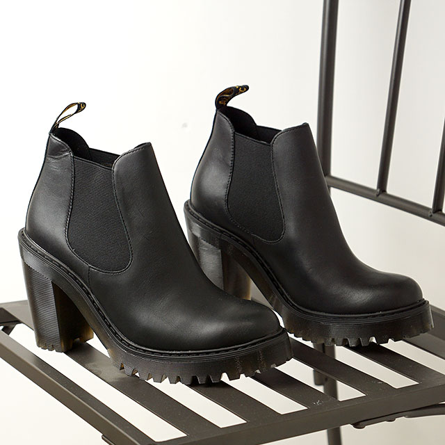 dr martens heeled chelsea boot