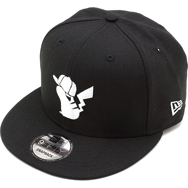 楽天市場 コラボ ニューエラ キャップ Newera 9fifty ポケモン ピカチュウ Pokemon Cap Pikachu フリーサイズ メンズ レディース 帽子 Black ブラック系 Fw19 Mischief