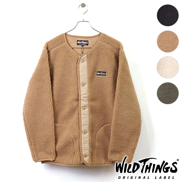 楽天市場 楽天カードで13倍 ワイルドシングス Wild Things フリース フラフィー ボア ノーカラー ジャケット Fluffy Boa No Collar Jacket メンズ レディース Wtn Fw19 Mischief