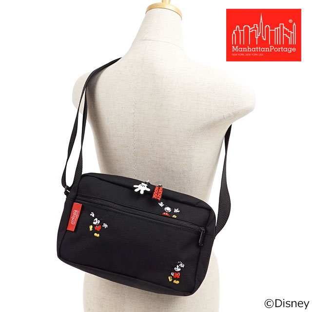 楽天市場 マンハッタンポーテージ Manhattan Portage ミッキーマウス スプリンターバッグ Sprinter Bag Mickey Mouse Mp1401lmic Fw メンズ レディース ディズニー ショルダーバッグ Black ブラック系 メール便可 メール便送料無料 Mischief