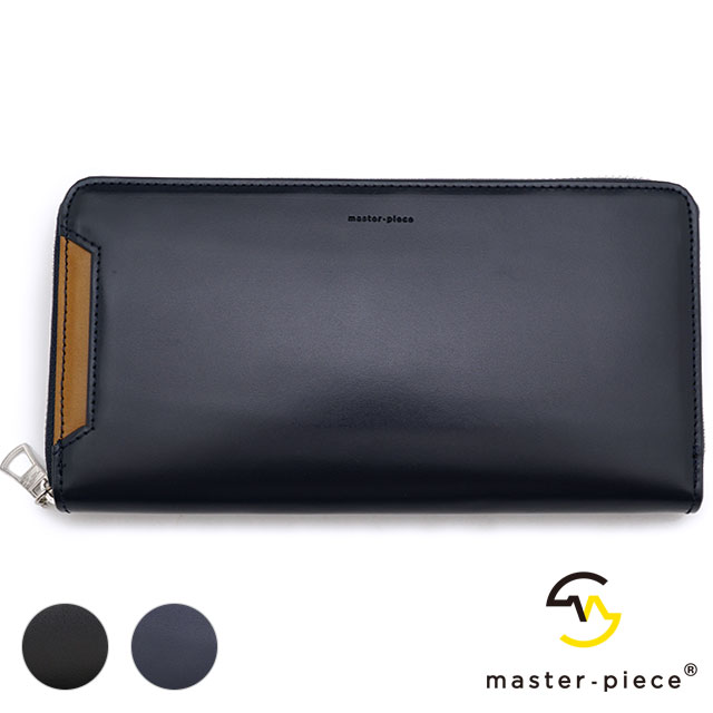 【4/18限定 最大P30倍】マスターピース master-piece メンズ ラウンドファスナーウォレット Notch [223050 SS21] master piece 財布 日本製 革製 長財布 小銭入れ有 高級ギフト レザー 正規取扱店
