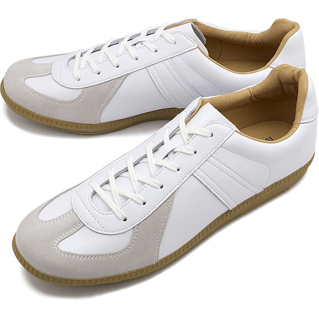 ジャーマントレーナー GERMAN TRAINER ミリタリーシューズ [42500 SS23] GERMAN TRAINER REPRODUCTED EDITION MODEL メンズ・レディース 靴 スニーカー トレーニングシューズ WHITE 白 ホワイト系画像