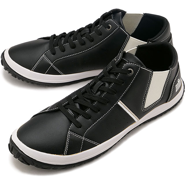 アドミラル Admiral スニーカー ノア [AD-802 FW24] NOAH メンズ 靴 ミッドカット サイドゴア 抗菌防臭 Black 正規取扱店