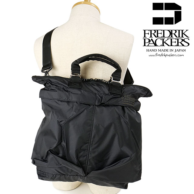 フレドリックパッカーズ FREDRIK PACKERS トートバッグ 10L 70D TORO [FW24] メンズ・レディース 鞄 ショルダーバッグ リップストップナイロン 軽量 BLACK 正規取扱店