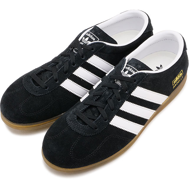 アディダス オリジナルス adidas Originals スニーカー ガゼル ロープロ ウィメンズ [ONR41/JR8886 FW25] GAZELLE LO PRO W レディース 靴 シューズ 薄底 ガッツレー コアブラック/フットウェアホワイト/ガム 正規取扱店【cp】