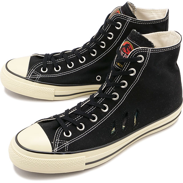 【30%OFF/SALE】コンバース CONVERSE スニーカー オールスター エイジド RL ハイカット ジュラシック・パーク [31315560 FW25] ALL STAR AGED RL HI / JURASSIC PARK メンズ 靴 シューズ ミリタリー コラボ BLACK/CAMO 正規取扱店【ts】【e】