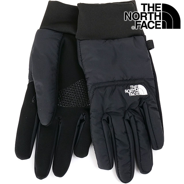 ザ・ノース・フェイス THE NORTH FACE ヌプシイーチップグローブ [NN62520-K FW25] Nuptse Etip Glove メンズ・レディース TNF アウトドア 手袋 スマホ対応 フリースグローブ ブラック 【メール便可】 正規取扱店